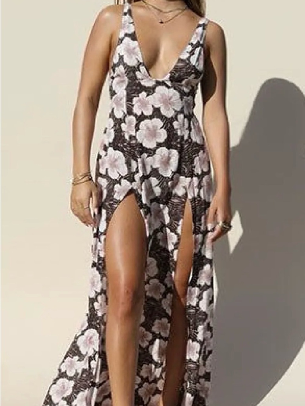 Benoa Swim Maile Dress in Brown Wild Thing